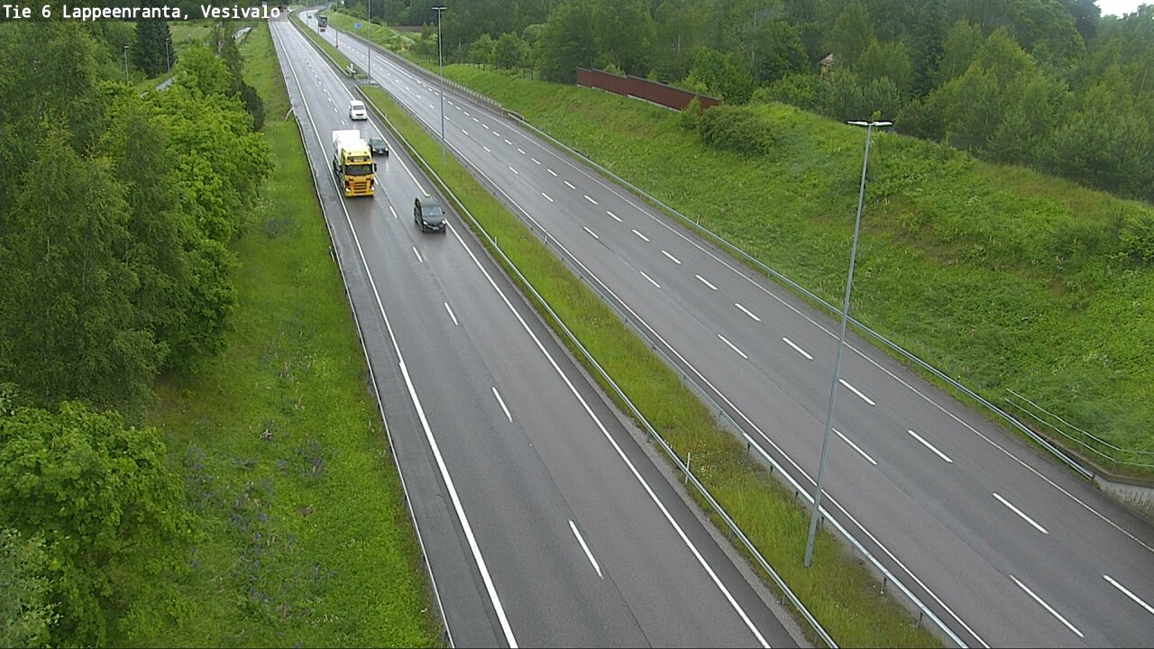Weather Camera Image Väg 6 Villmanstrand, Vesivalo, Lappeenranta, Etelä-Karjala