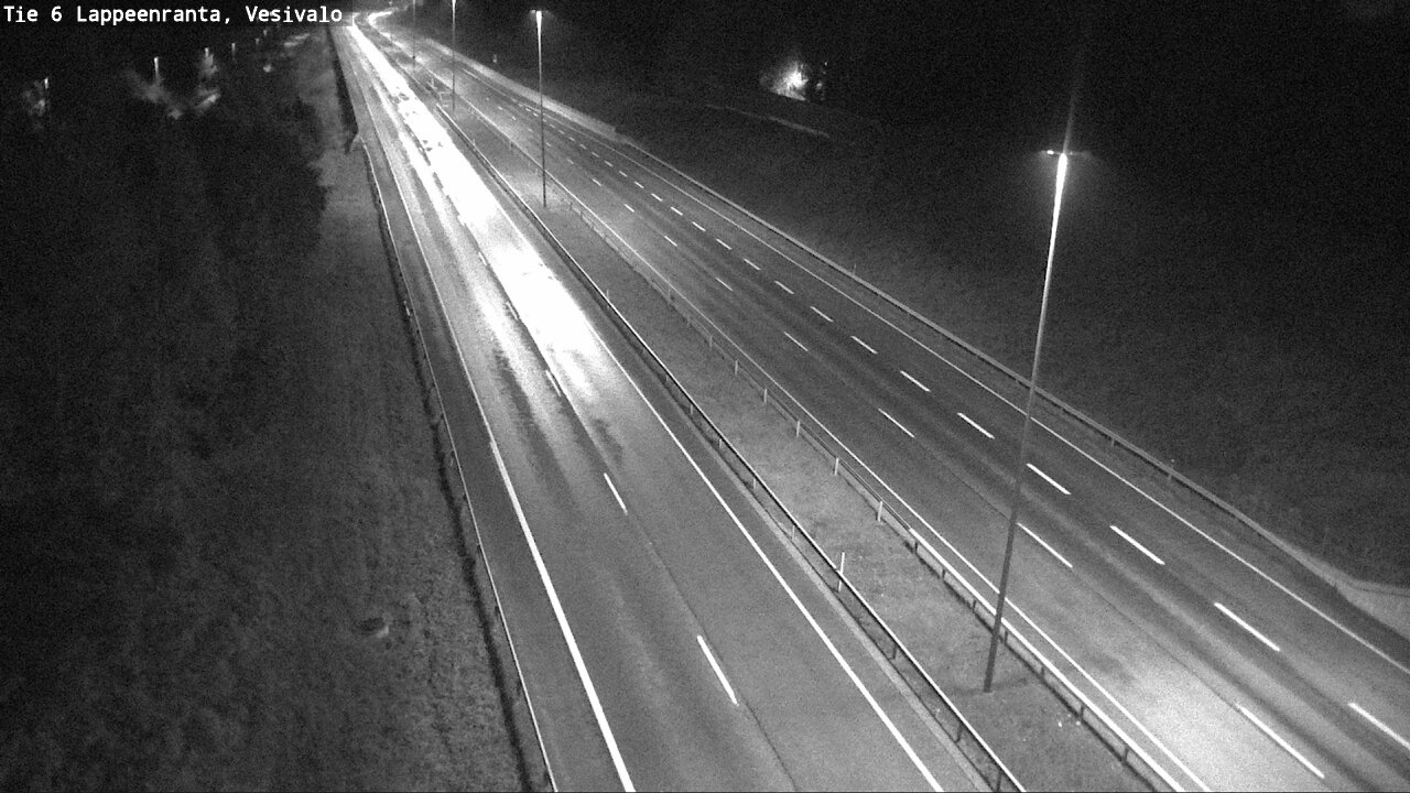 Weather Camera Image Road 6 Lappeenranta, Vesivalo, Lappeenranta, Etelä-Karjala