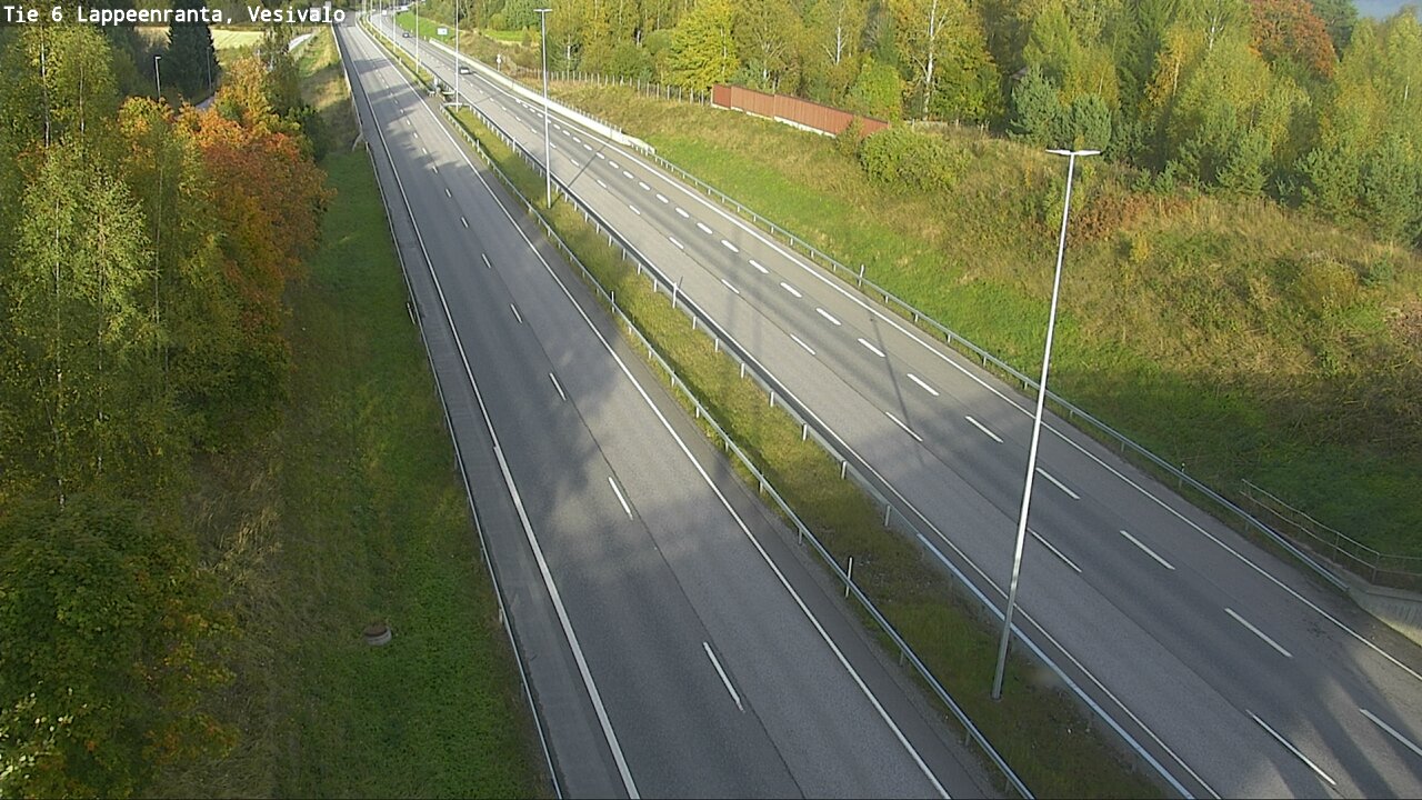 Weather Camera Image Road 6 Lappeenranta, Vesivalo, Lappeenranta, Etelä-Karjala