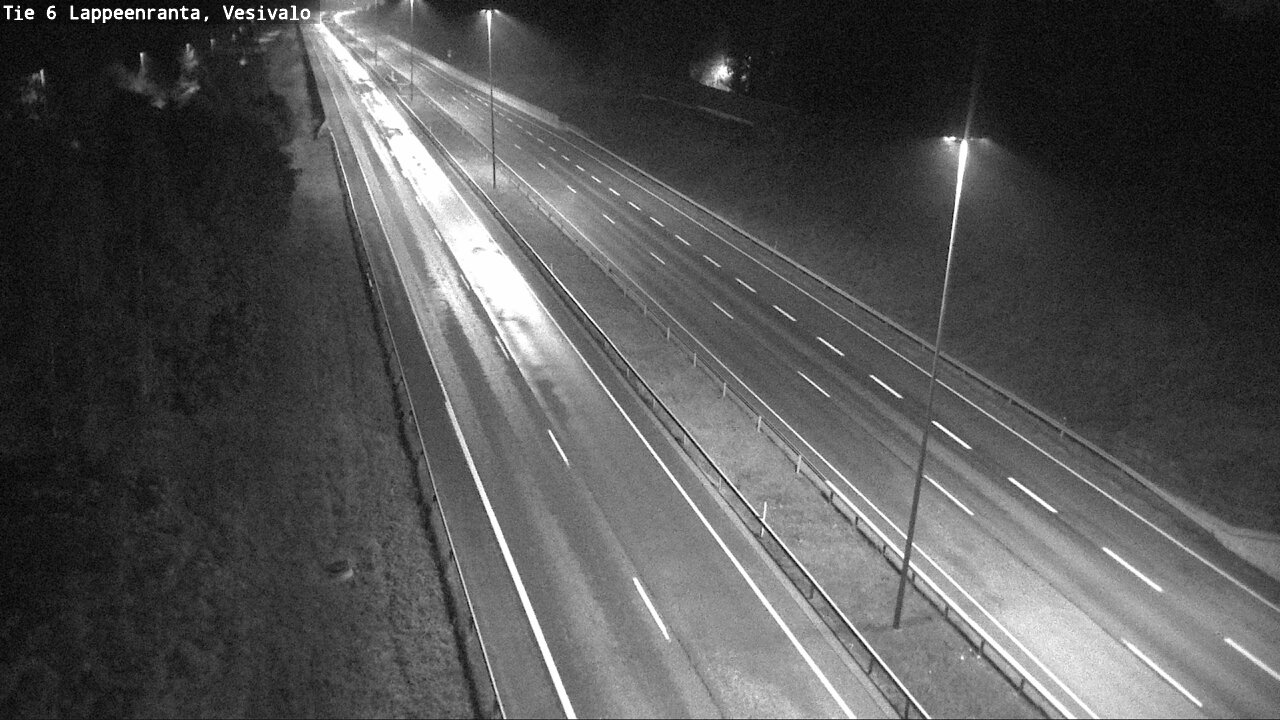Weather Camera Image Road 6 Lappeenranta, Vesivalo, Lappeenranta, Etelä-Karjala
