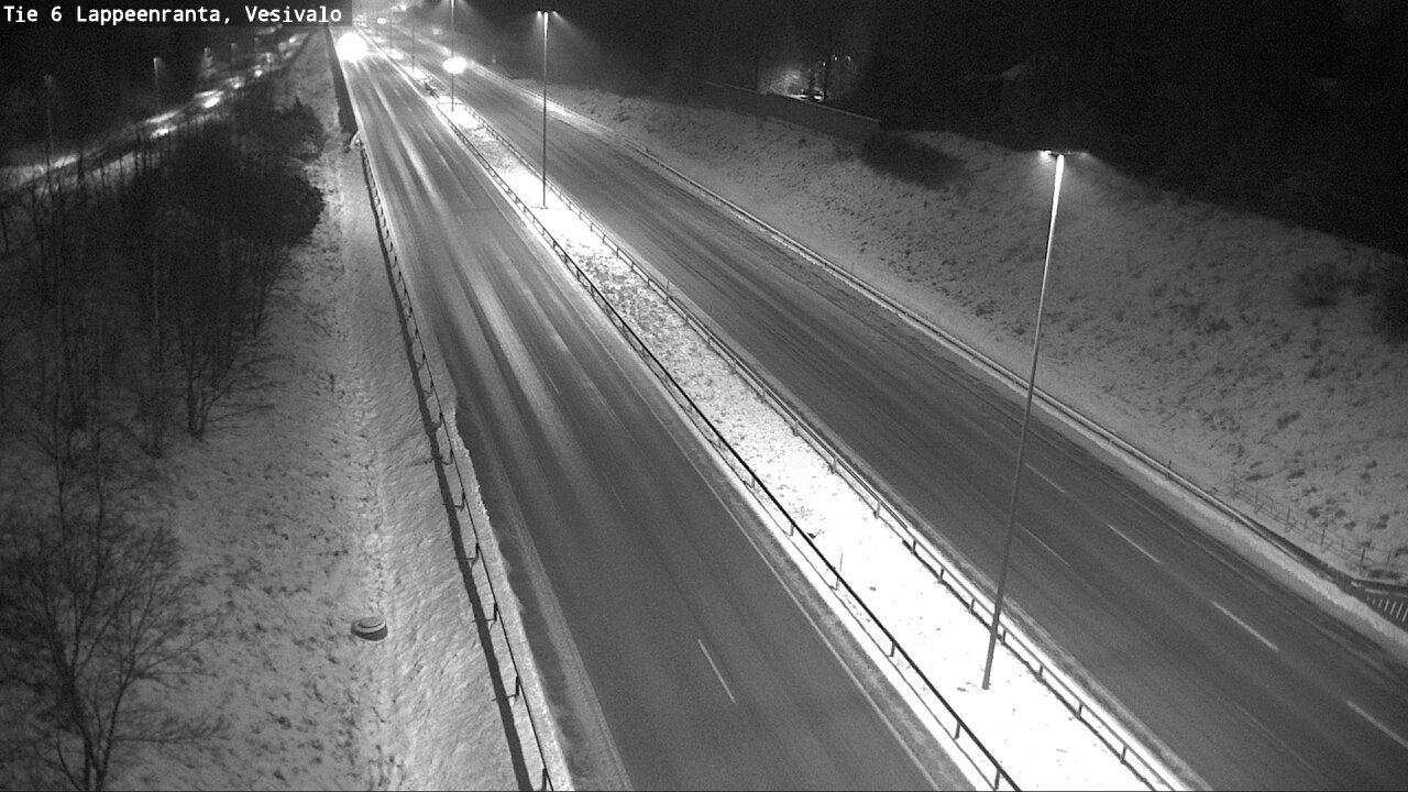 Weather Camera Image Road 6 Lappeenranta, Vesivalo, Lappeenranta, Etelä-Karjala