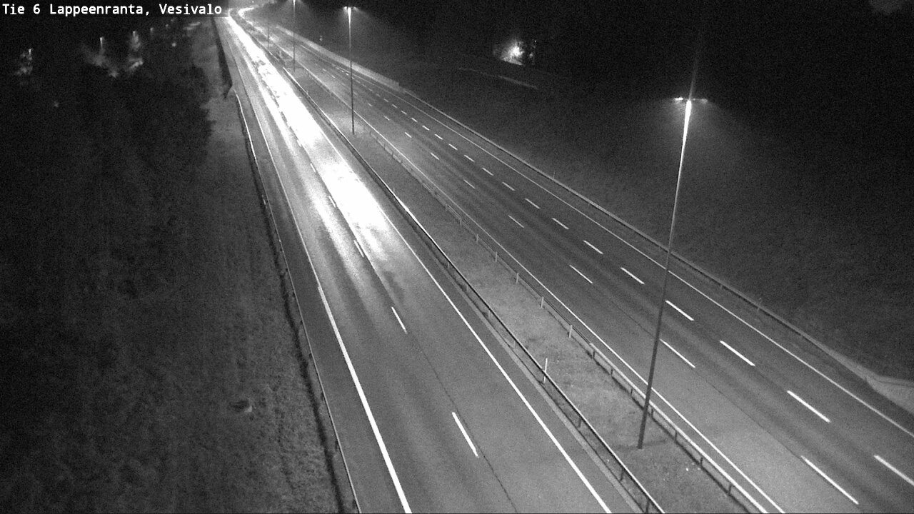 Weather Camera Image Road 6 Lappeenranta, Vesivalo, Lappeenranta, Etelä-Karjala