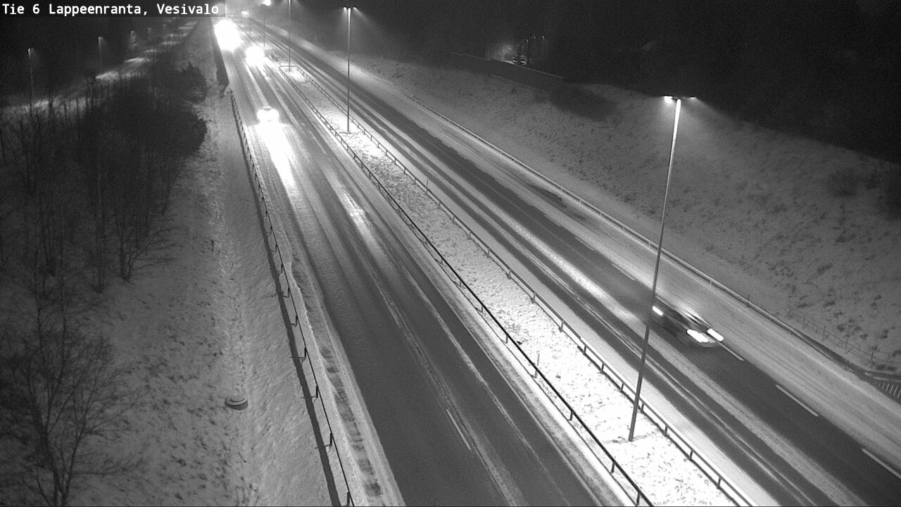 Weather Camera Image Road 6 Lappeenranta, Vesivalo, Lappeenranta, Etelä-Karjala