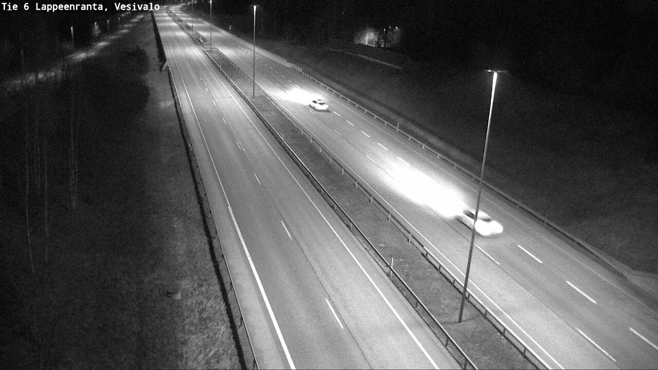 Weather Camera Image Road 6 Lappeenranta, Vesivalo, Lappeenranta, Etelä-Karjala