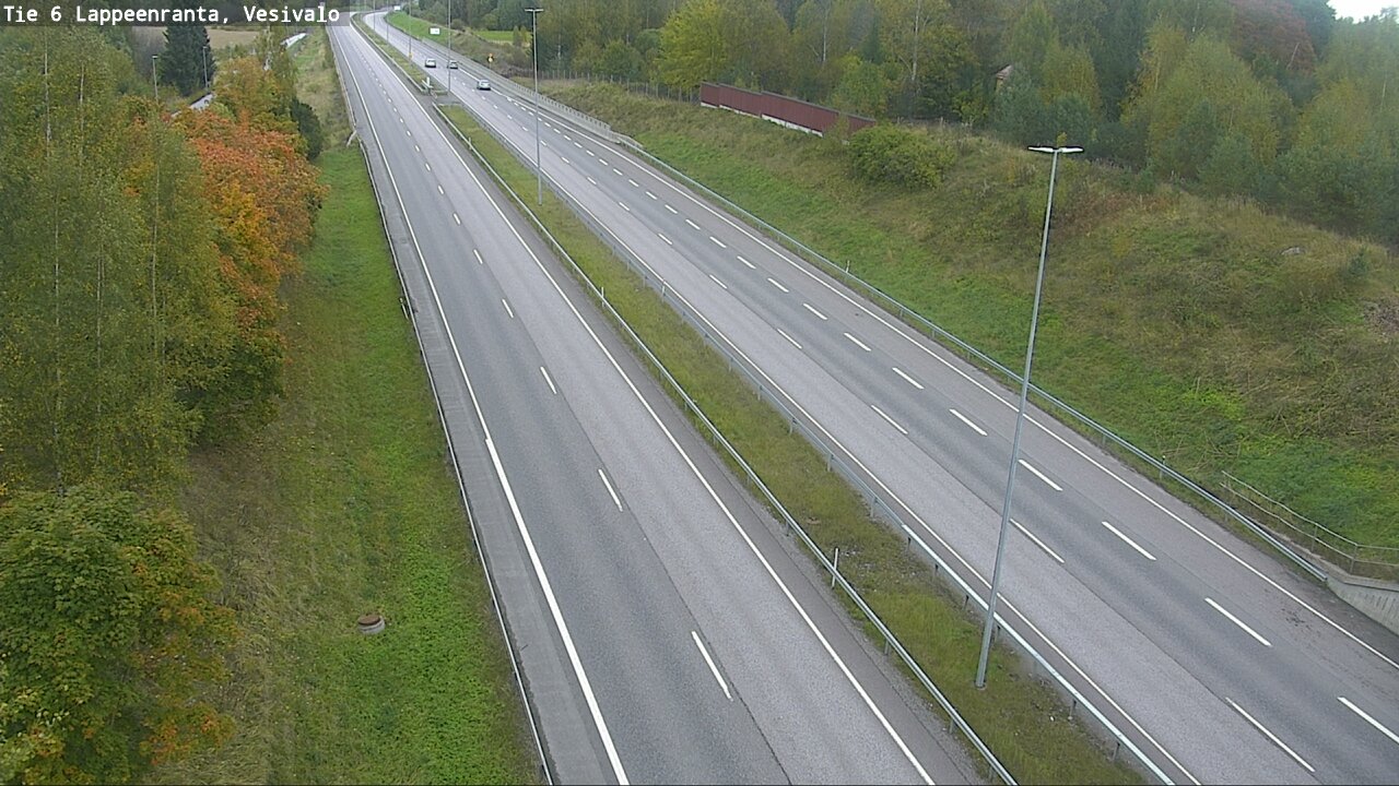 Weather Camera Image Road 6 Lappeenranta, Vesivalo, Lappeenranta, Etelä-Karjala