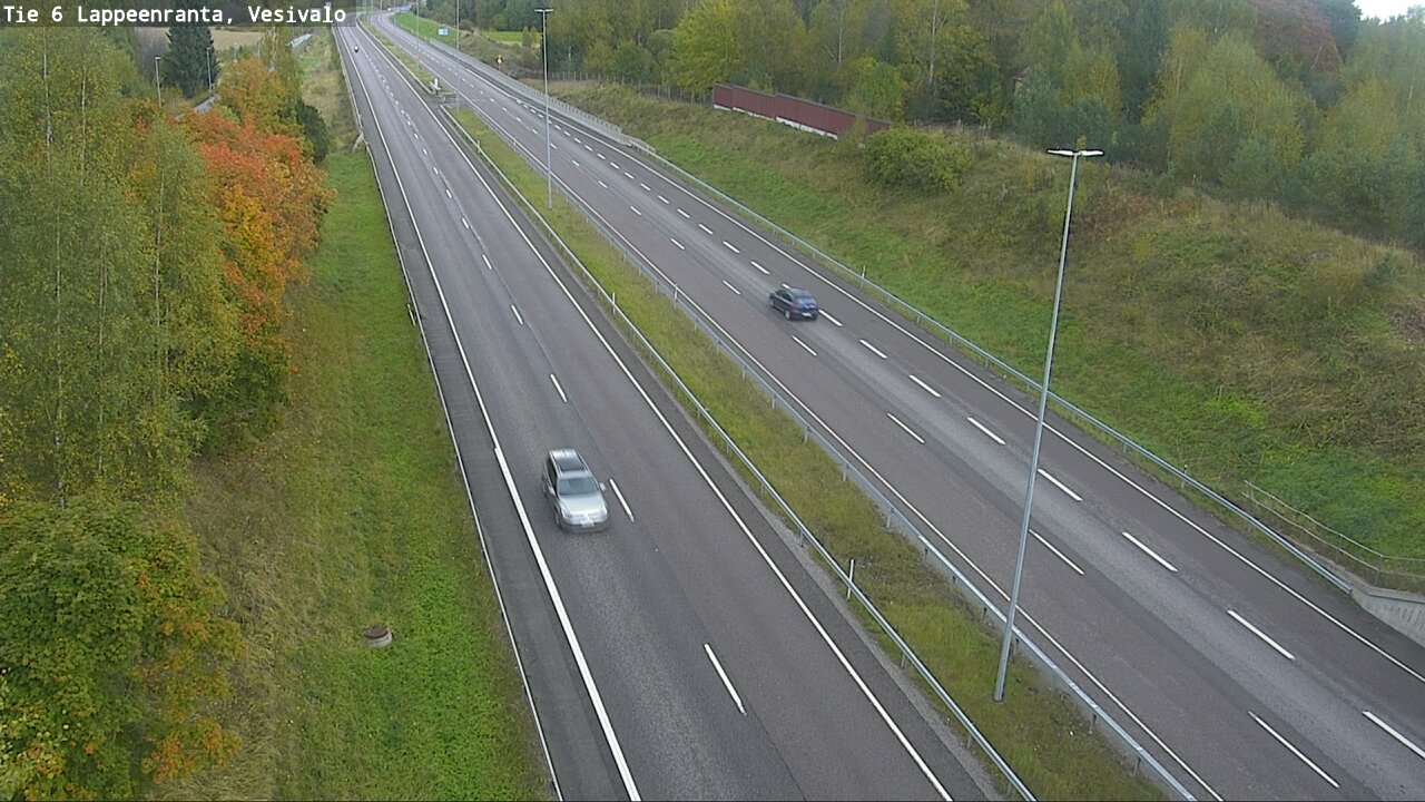 Weather Camera Image Road 6 Lappeenranta, Vesivalo, Lappeenranta, Etelä-Karjala