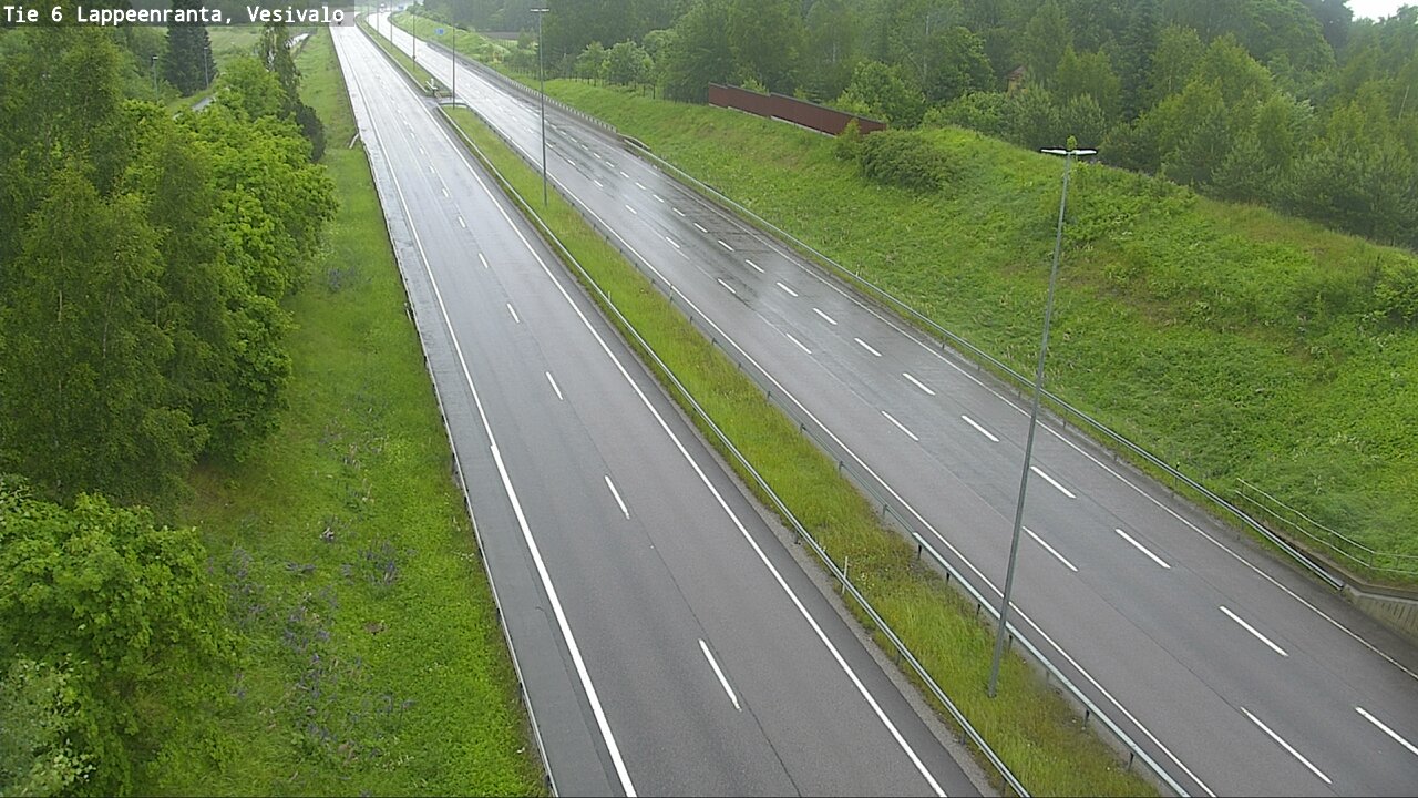 Weather Camera Image Väg 6 Villmanstrand, Vesivalo, Lappeenranta, Etelä-Karjala