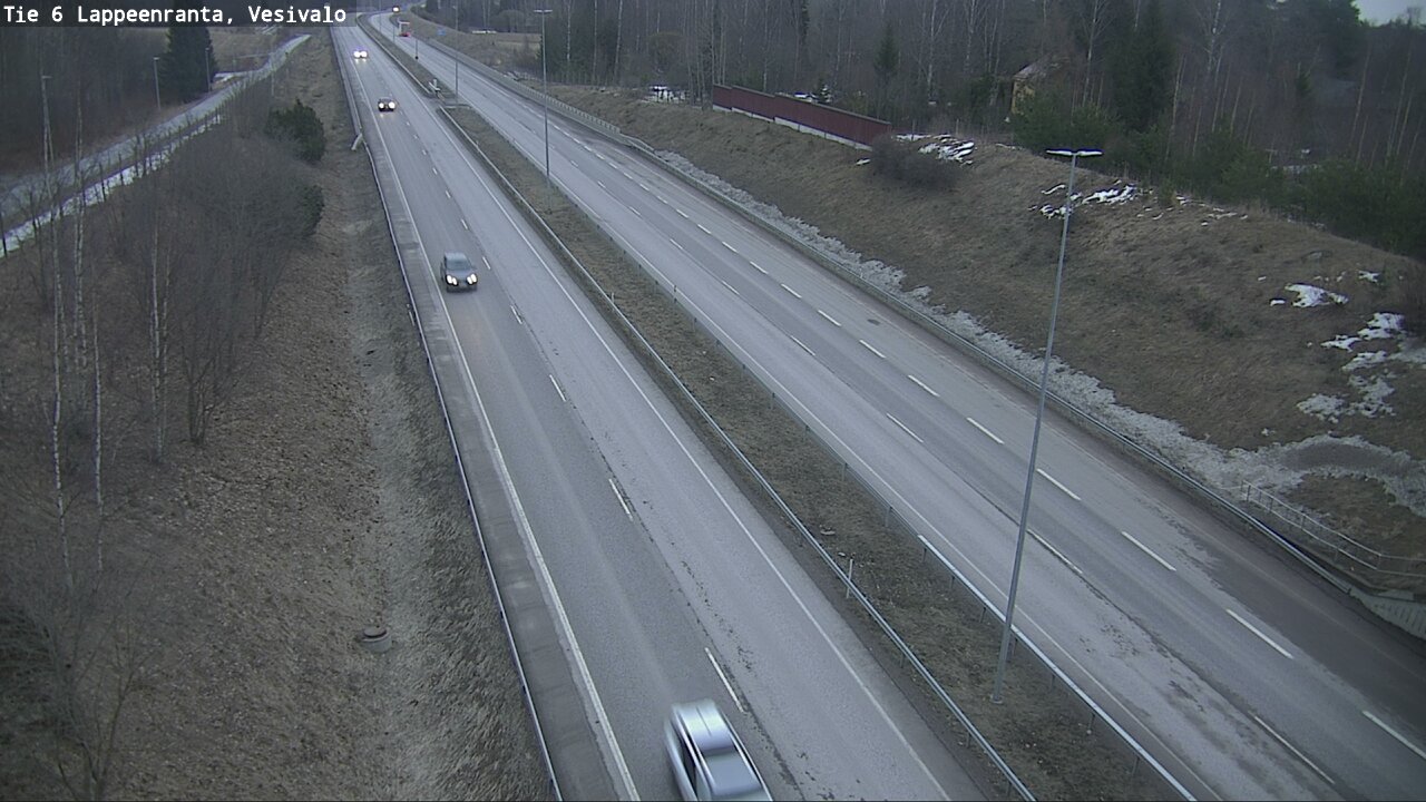 Weather Camera Image Road 6 Lappeenranta, Vesivalo, Lappeenranta, Etelä-Karjala