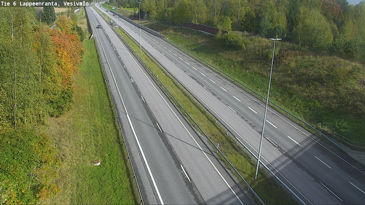 Weather Camera Image Road 6 Lappeenranta, Vesivalo, Lappeenranta, Etelä-Karjala