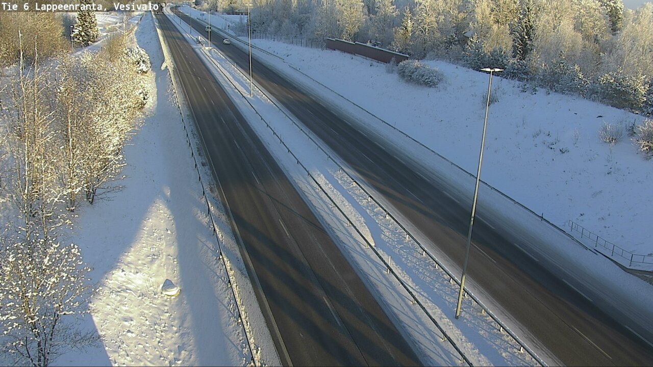 Weather Camera Image Väg 6 Villmanstrand, Vesivalo, Lappeenranta, Etelä-Karjala