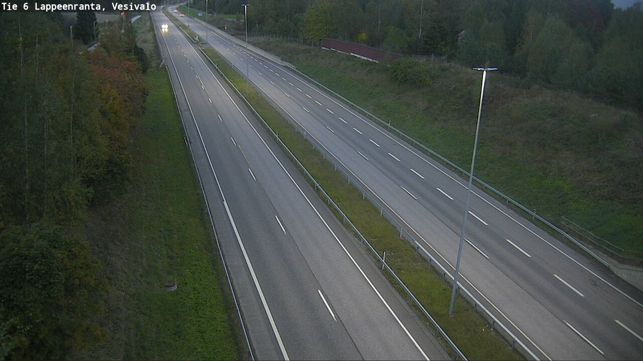 Weather Camera Image Road 6 Lappeenranta, Vesivalo, Lappeenranta, Etelä-Karjala