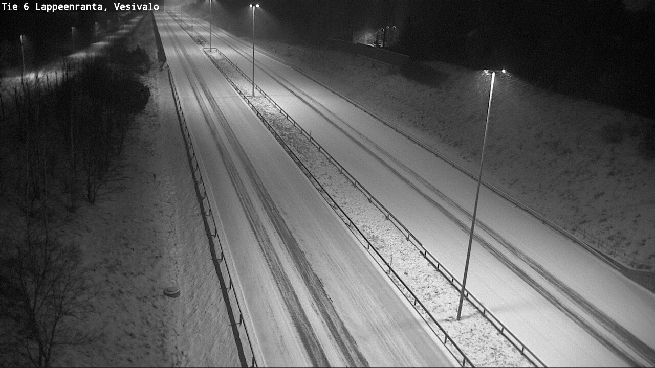 Weather Camera Image Väg 6 Villmanstrand, Vesivalo, Lappeenranta, Etelä-Karjala