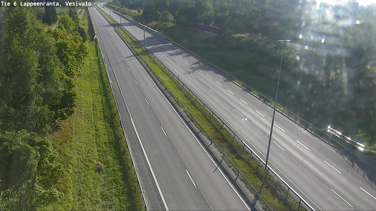 Weather Camera Image Road 6 Lappeenranta, Vesivalo, Lappeenranta, Etelä-Karjala