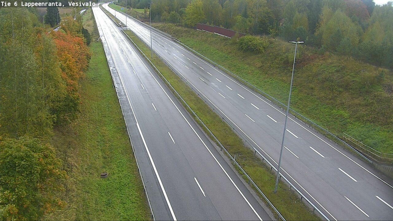 Weather Camera Image Road 6 Lappeenranta, Vesivalo, Lappeenranta, Etelä-Karjala