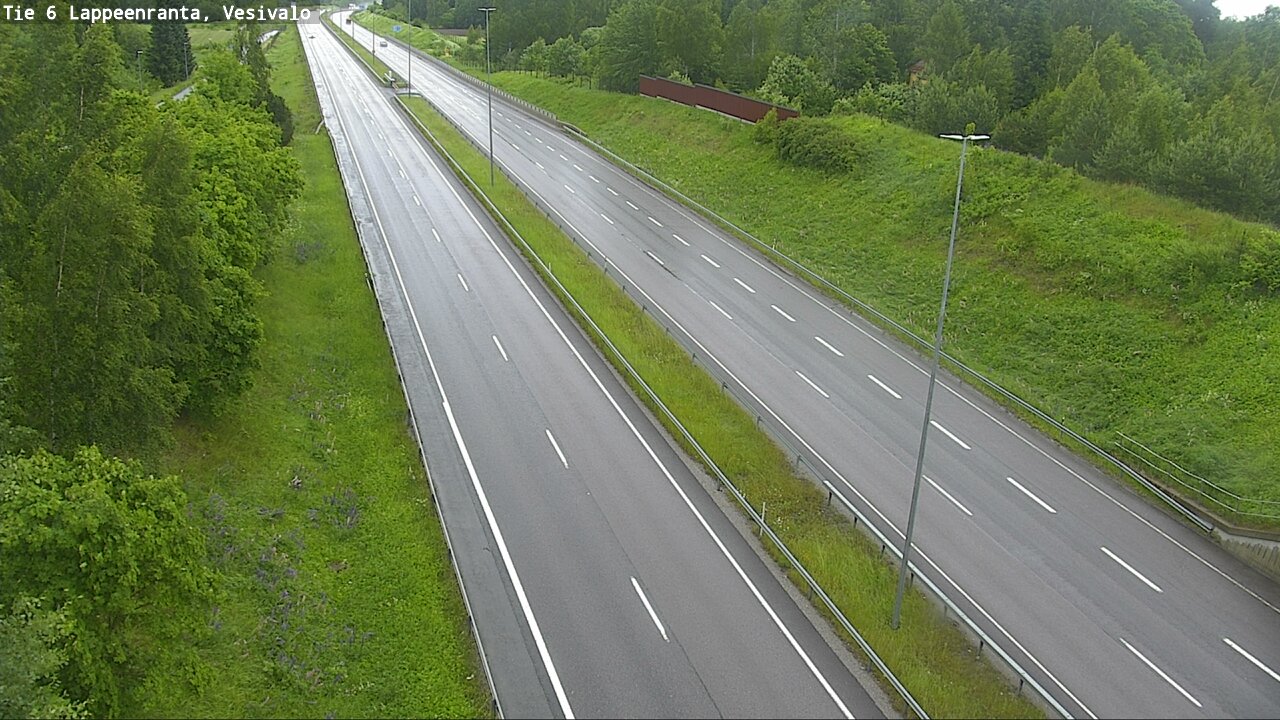 Weather Camera Image Väg 6 Villmanstrand, Vesivalo, Lappeenranta, Etelä-Karjala