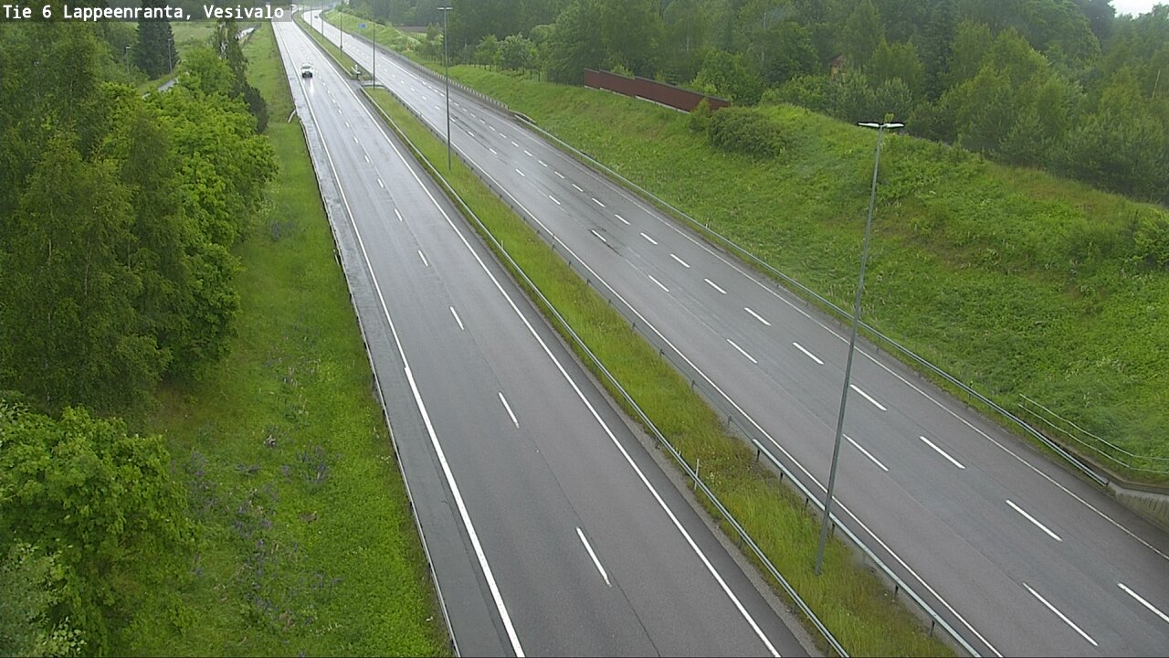 Weather Camera Image Väg 6 Villmanstrand, Vesivalo, Lappeenranta, Etelä-Karjala