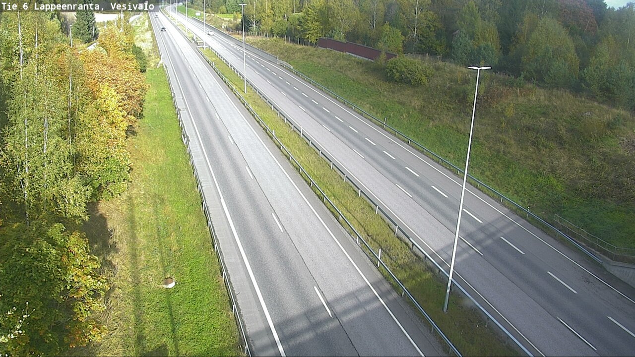 Weather Camera Image Road 6 Lappeenranta, Vesivalo, Lappeenranta, Etelä-Karjala
