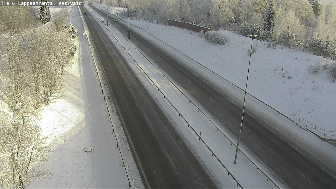 Weather Camera Image Väg 6 Villmanstrand, Vesivalo, Lappeenranta, Etelä-Karjala