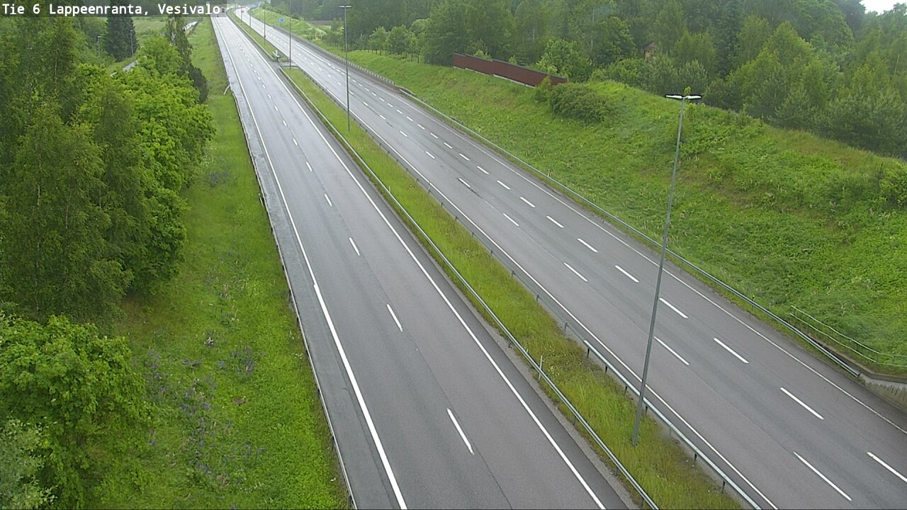Weather Camera Image Väg 6 Villmanstrand, Vesivalo, Lappeenranta, Etelä-Karjala
