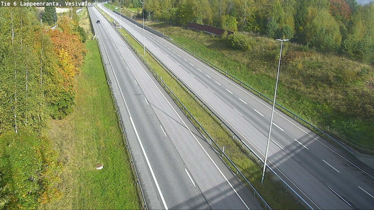 Weather Camera Image Road 6 Lappeenranta, Vesivalo, Lappeenranta, Etelä-Karjala