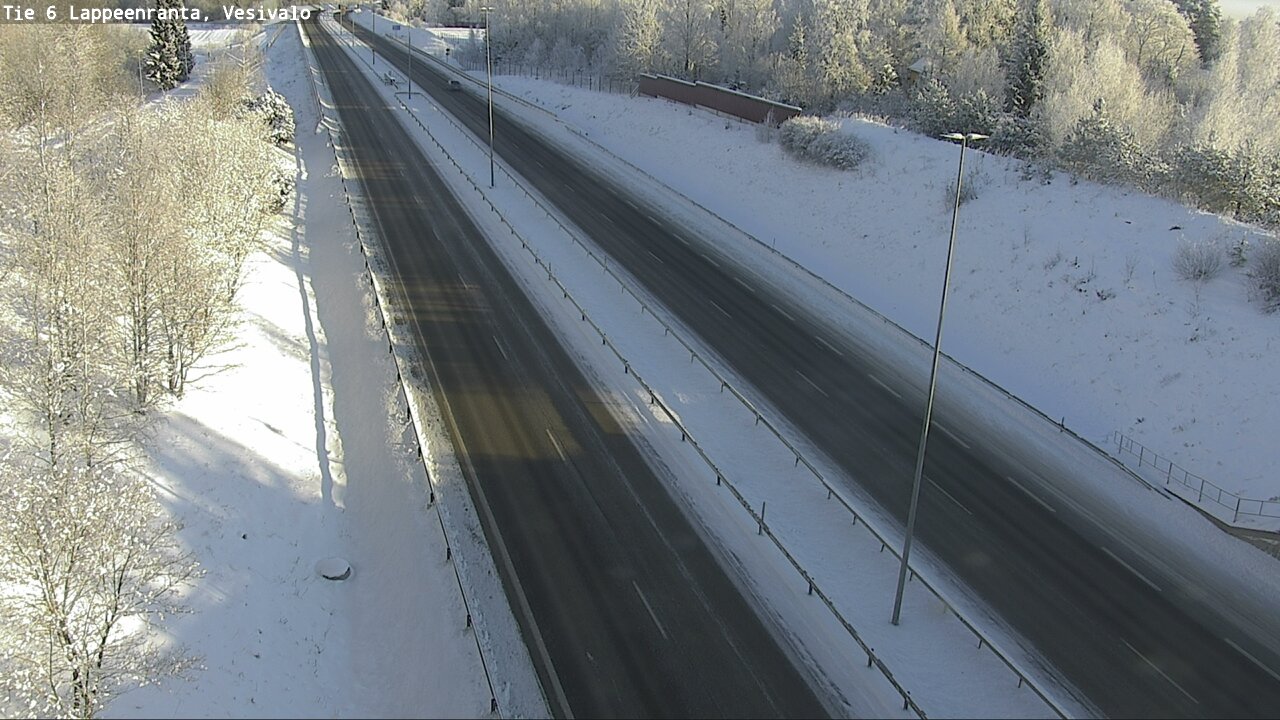 Weather Camera Image Väg 6 Villmanstrand, Vesivalo, Lappeenranta, Etelä-Karjala