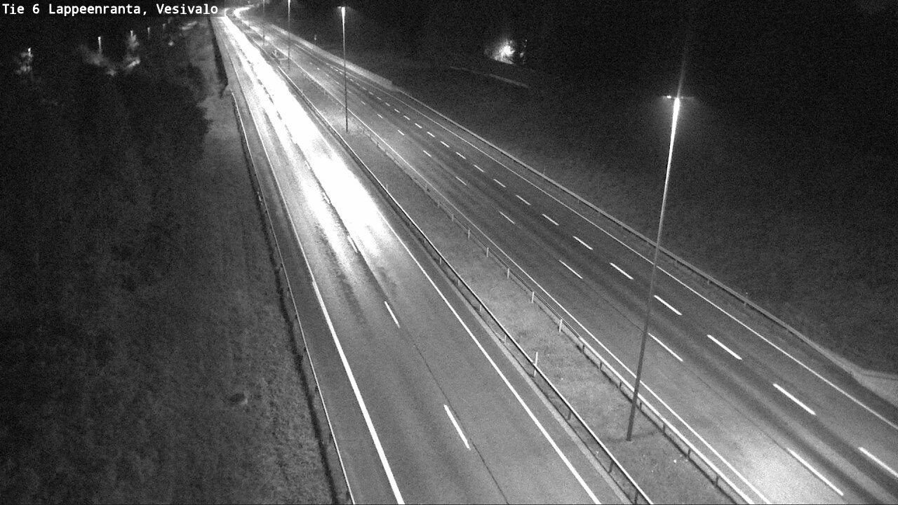 Weather Camera Image Road 6 Lappeenranta, Vesivalo, Lappeenranta, Etelä-Karjala
