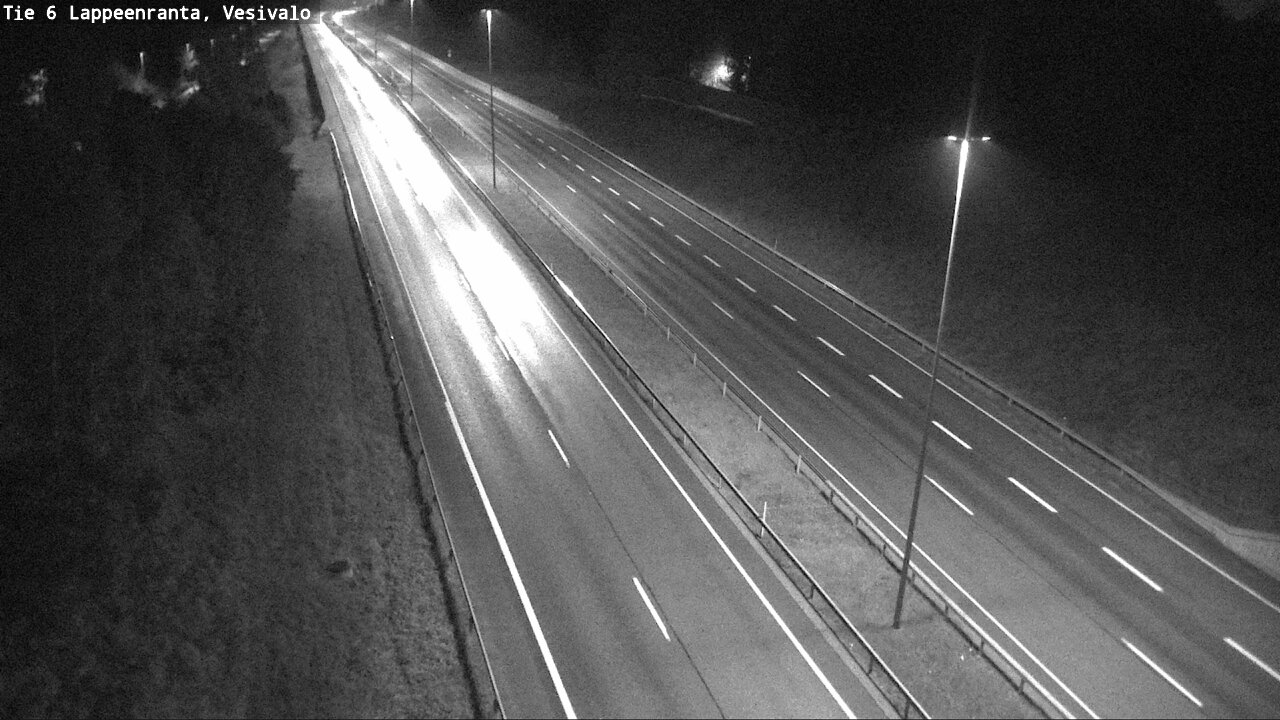 Weather Camera Image Road 6 Lappeenranta, Vesivalo, Lappeenranta, Etelä-Karjala