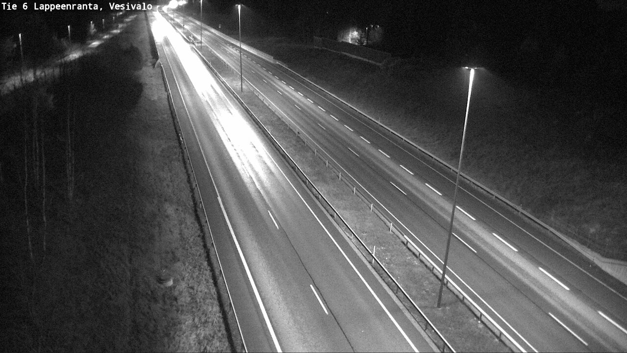 Weather Camera Image Väg 6 Villmanstrand, Vesivalo, Lappeenranta, Etelä-Karjala