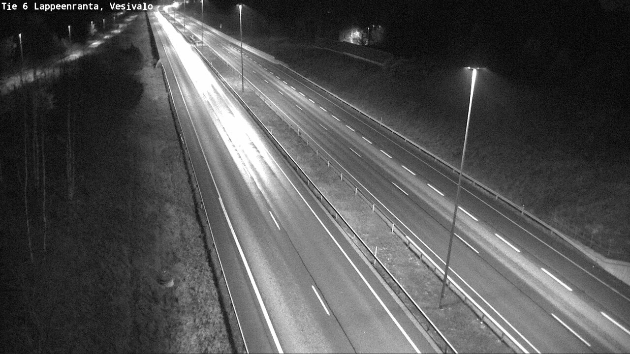 Weather Camera Image Road 6 Lappeenranta, Vesivalo, Lappeenranta, Etelä-Karjala