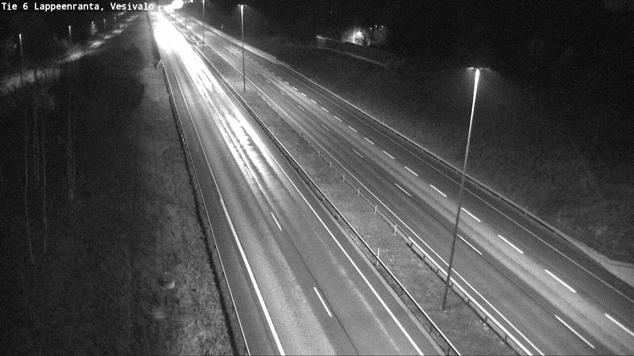 Weather Camera Image Väg 6 Villmanstrand, Vesivalo, Lappeenranta, Etelä-Karjala