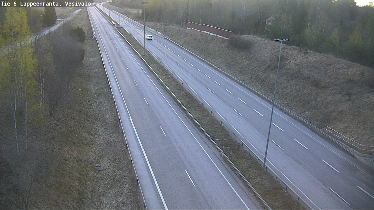 Weather Camera Image Road 6 Lappeenranta, Vesivalo, Lappeenranta, Etelä-Karjala