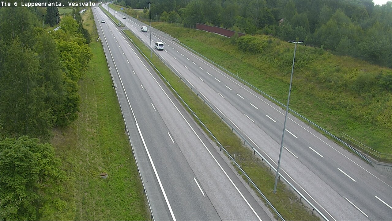 Weather Camera Image Road 6 Lappeenranta, Vesivalo, Lappeenranta, Etelä-Karjala