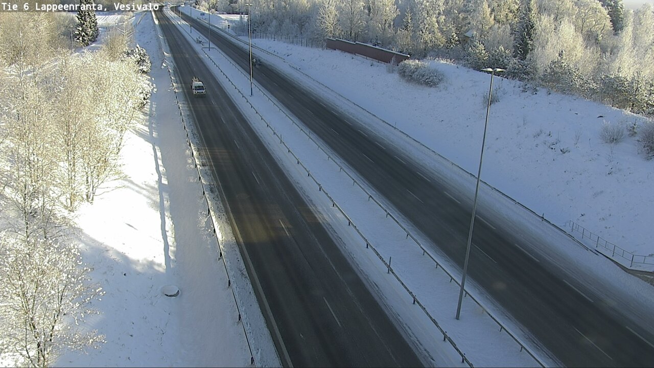 Weather Camera Image Väg 6 Villmanstrand, Vesivalo, Lappeenranta, Etelä-Karjala