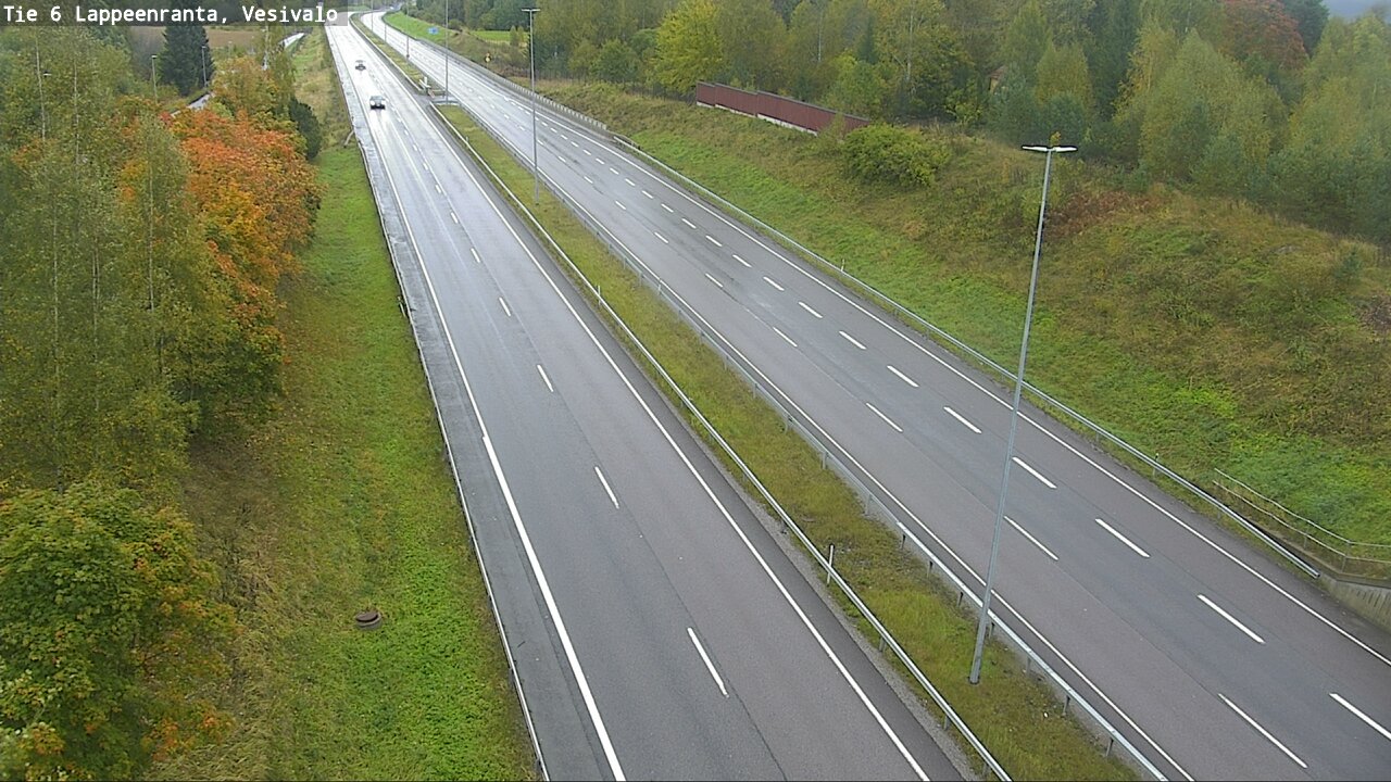 Weather Camera Image Road 6 Lappeenranta, Vesivalo, Lappeenranta, Etelä-Karjala