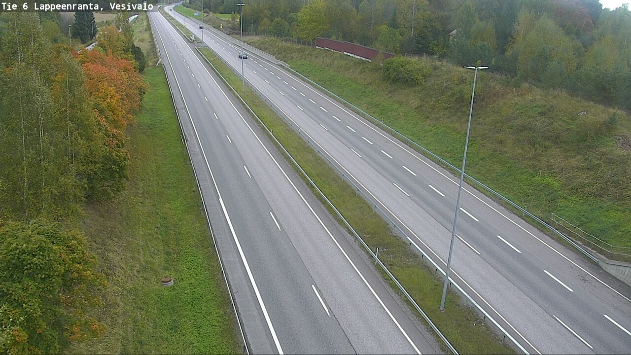 Weather Camera Image Road 6 Lappeenranta, Vesivalo, Lappeenranta, Etelä-Karjala