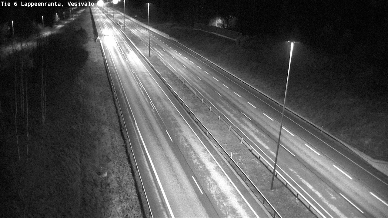 Weather Camera Image Road 6 Lappeenranta, Vesivalo, Lappeenranta, Etelä-Karjala