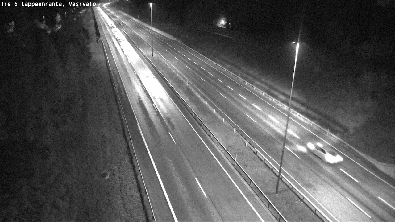 Weather Camera Image Road 6 Lappeenranta, Vesivalo, Lappeenranta, Etelä-Karjala