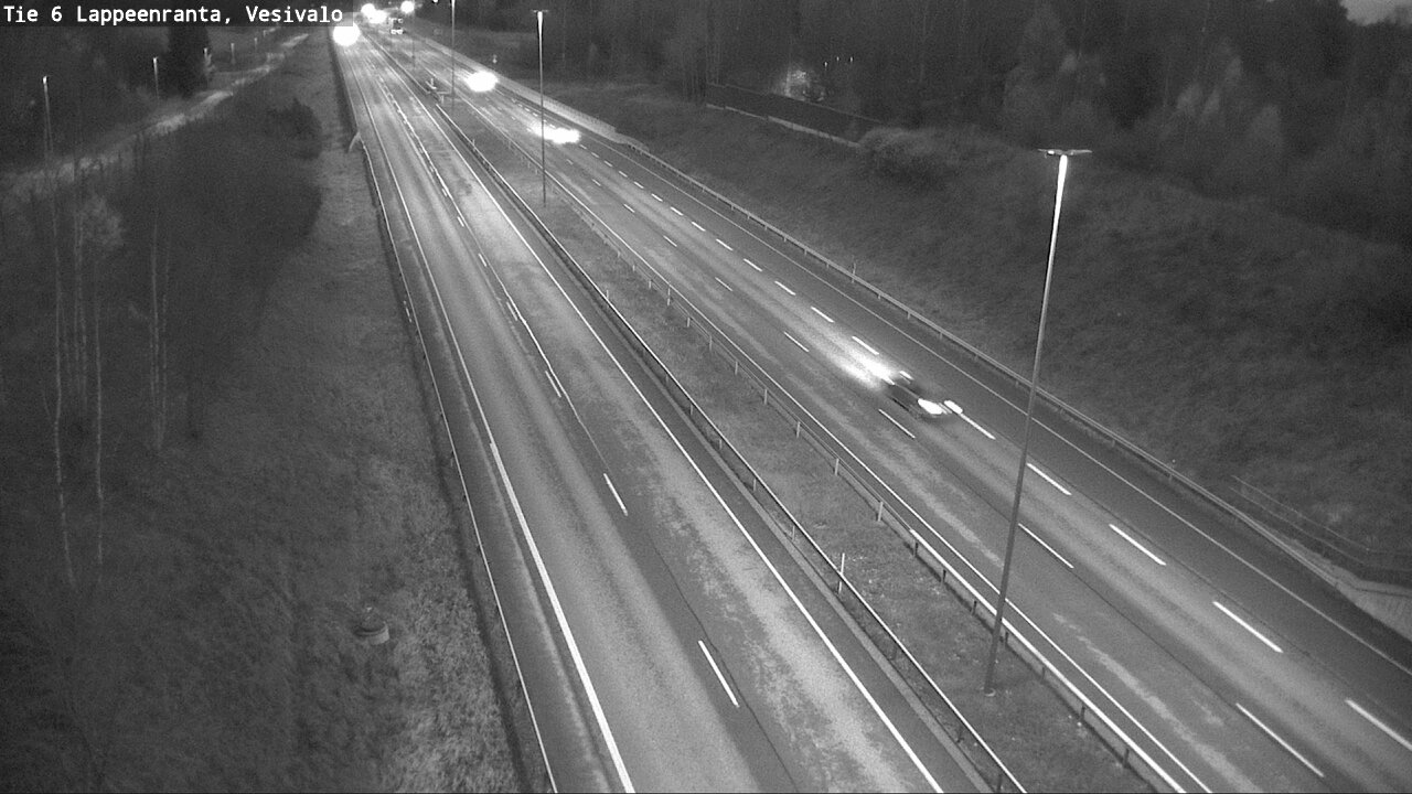 Weather Camera Image Road 6 Lappeenranta, Vesivalo, Lappeenranta, Etelä-Karjala