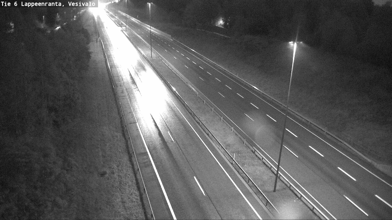 Weather Camera Image Road 6 Lappeenranta, Vesivalo, Lappeenranta, Etelä-Karjala