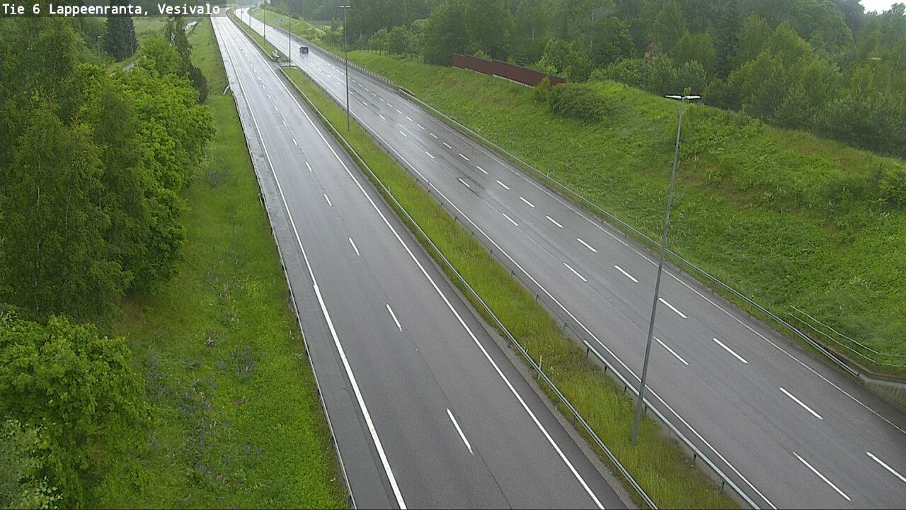 Weather Camera Image Väg 6 Villmanstrand, Vesivalo, Lappeenranta, Etelä-Karjala