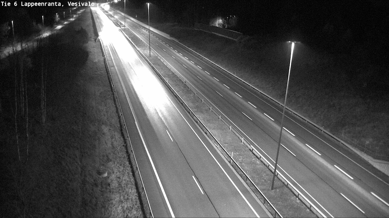 Weather Camera Image Väg 6 Villmanstrand, Vesivalo, Lappeenranta, Etelä-Karjala
