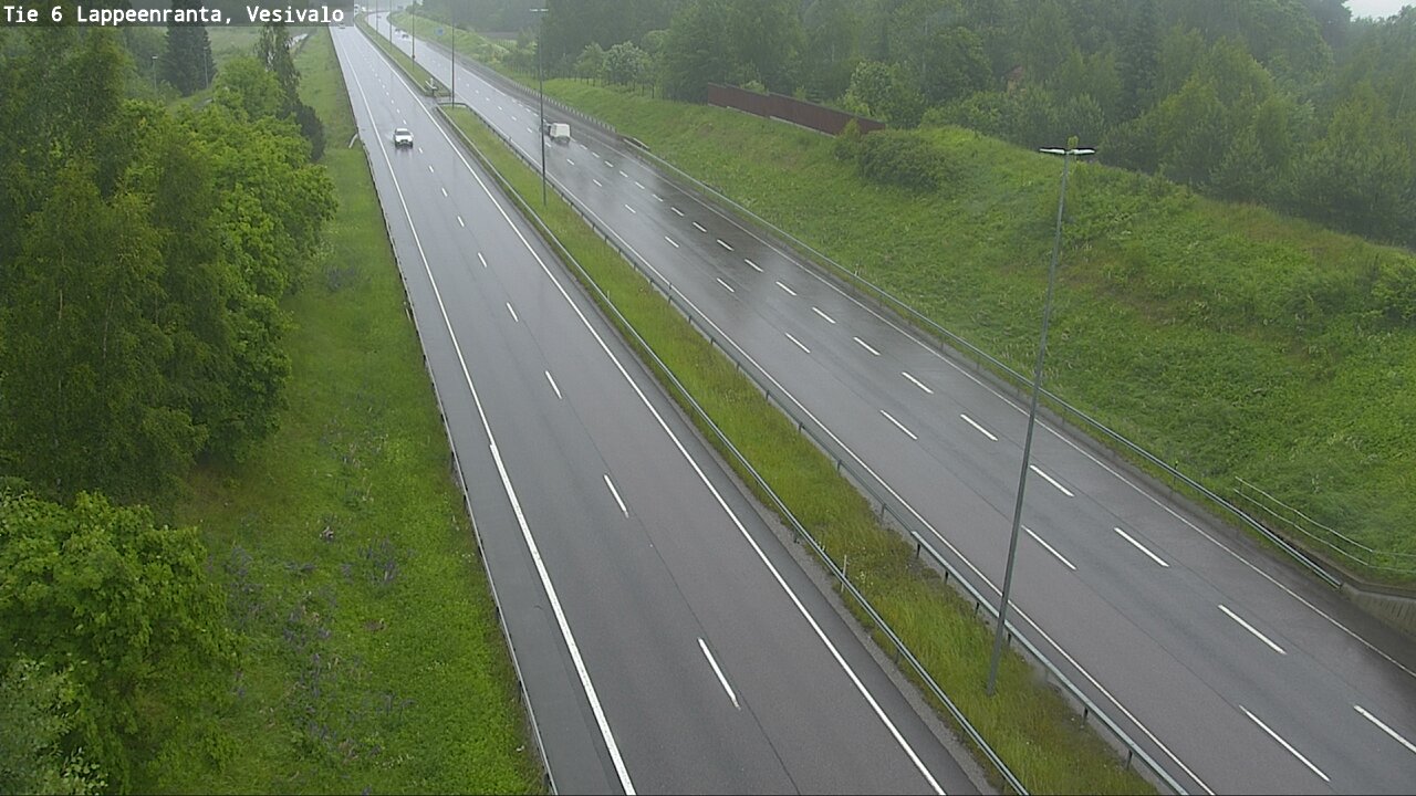 Weather Camera Image Väg 6 Villmanstrand, Vesivalo, Lappeenranta, Etelä-Karjala