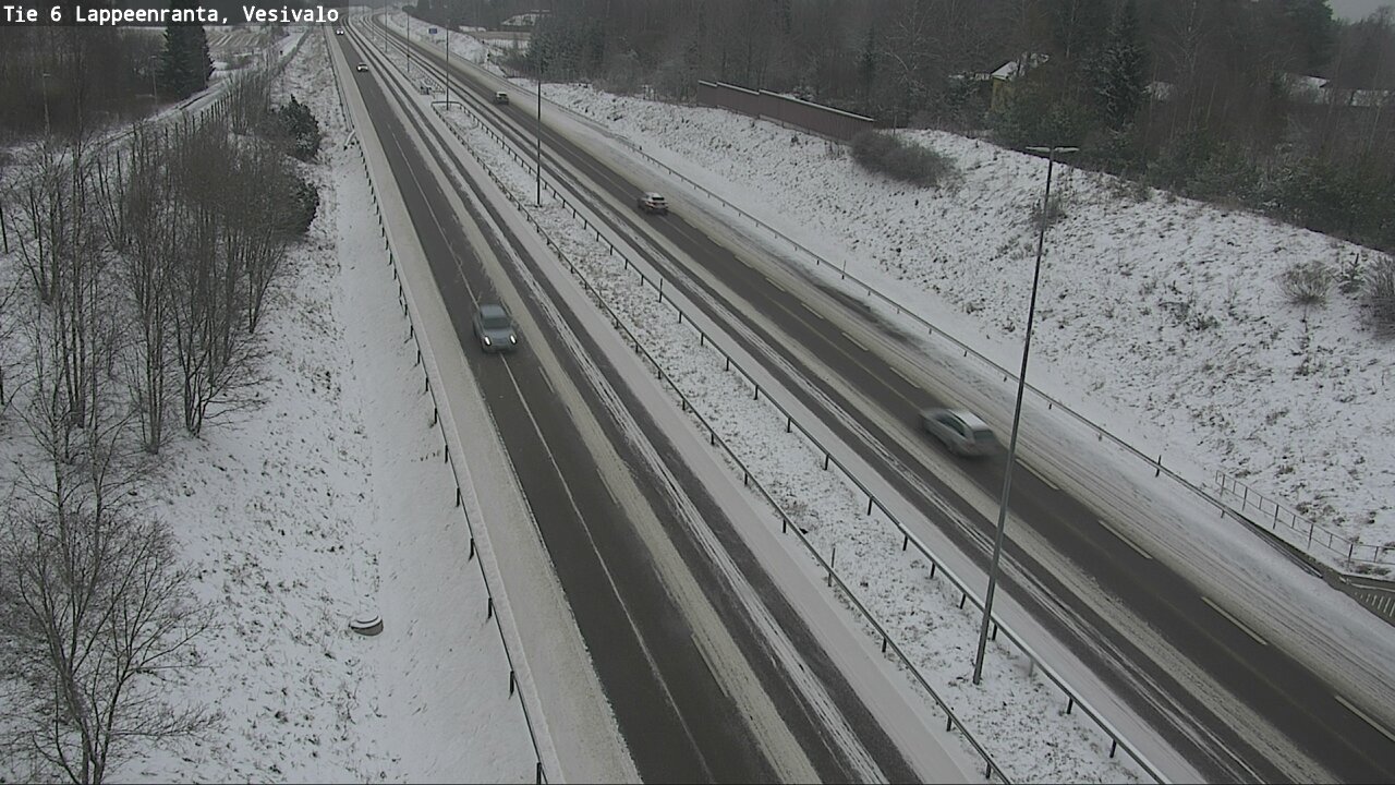 Weather Camera Image Road 6 Lappeenranta, Vesivalo, Lappeenranta, Etelä-Karjala