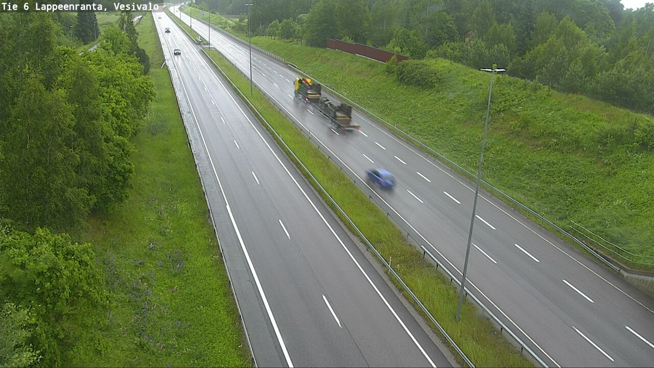 Weather Camera Image Väg 6 Villmanstrand, Vesivalo, Lappeenranta, Etelä-Karjala