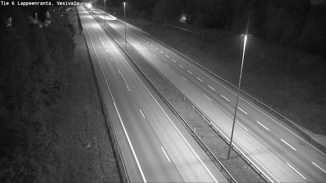 Weather Camera Image Road 6 Lappeenranta, Vesivalo, Lappeenranta, Etelä-Karjala