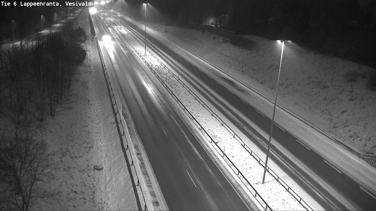 Weather Camera Image Road 6 Lappeenranta, Vesivalo, Lappeenranta, Etelä-Karjala