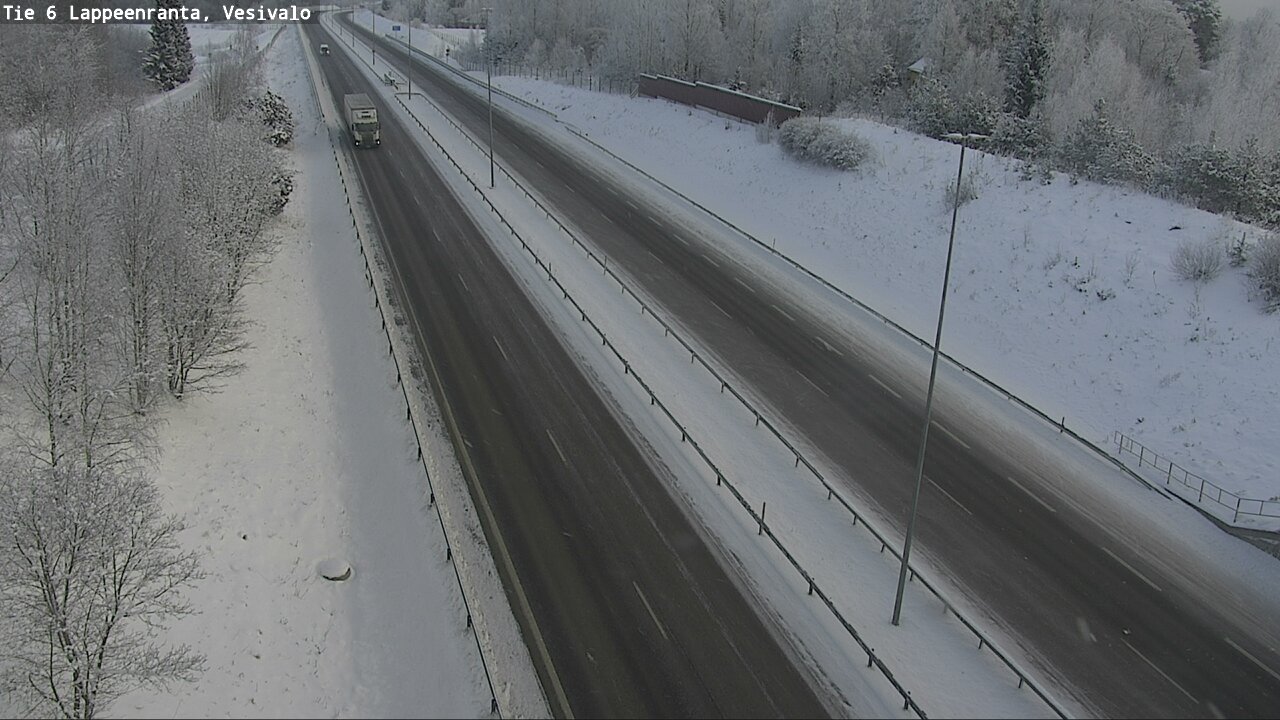 Weather Camera Image Väg 6 Villmanstrand, Vesivalo, Lappeenranta, Etelä-Karjala