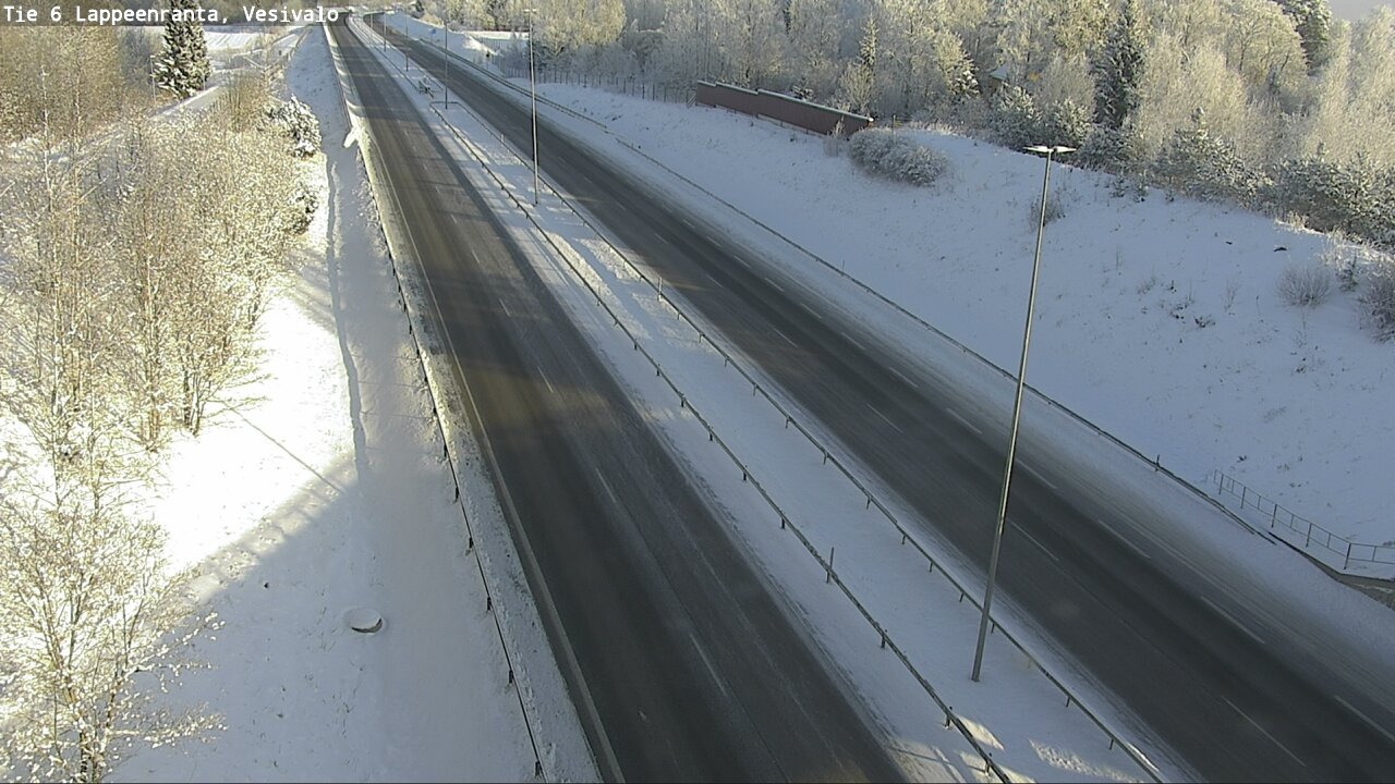 Weather Camera Image Väg 6 Villmanstrand, Vesivalo, Lappeenranta, Etelä-Karjala