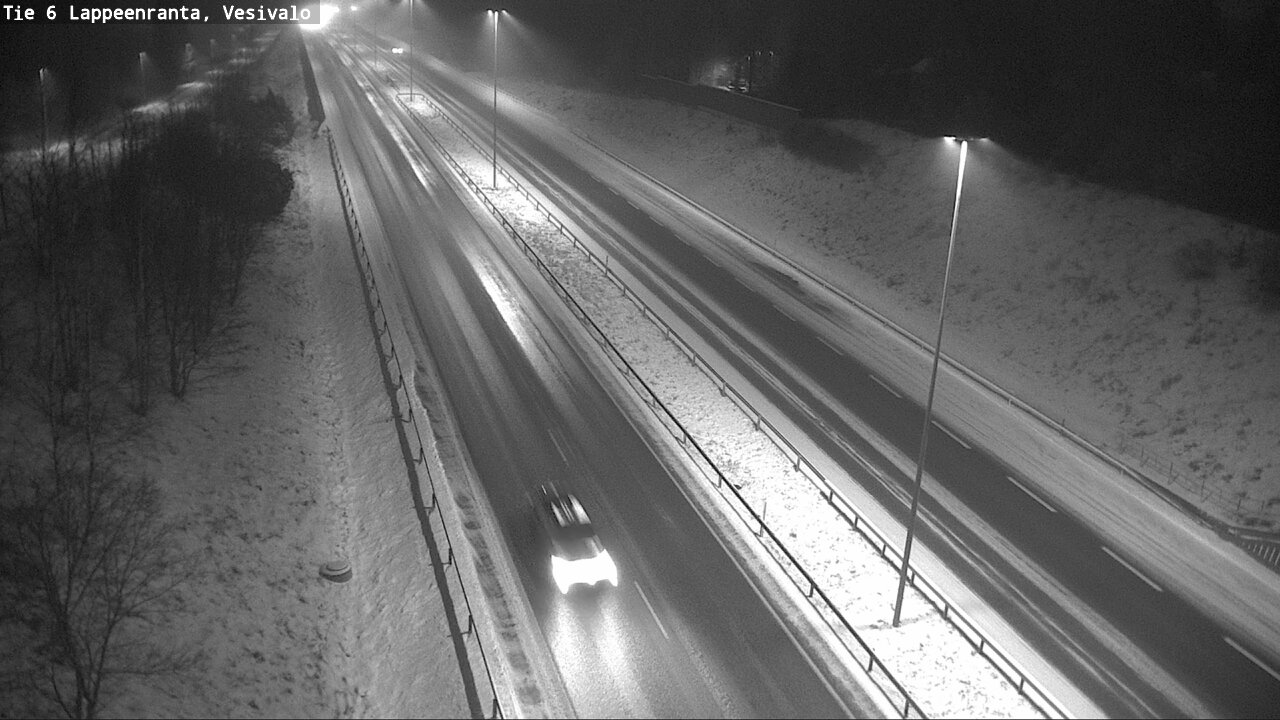 Weather Camera Image Road 6 Lappeenranta, Vesivalo, Lappeenranta, Etelä-Karjala