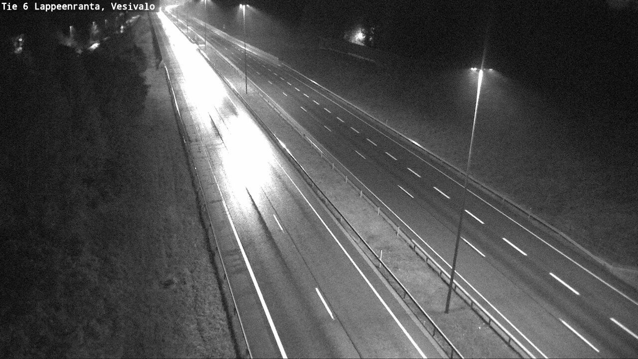Weather Camera Image Road 6 Lappeenranta, Vesivalo, Lappeenranta, Etelä-Karjala